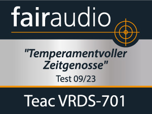 TEAC VRDS-701 tested by Fair audio