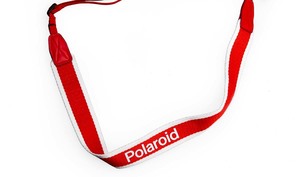 Camera Strap Flat Red stripe