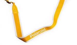 Camera Strap Flat Yellow stripe