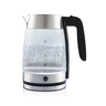 Water Kettle 1.8 L Pure Boil Glass Silve