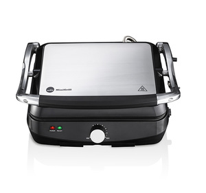 Electric Mini-Grill Press Steel/Black