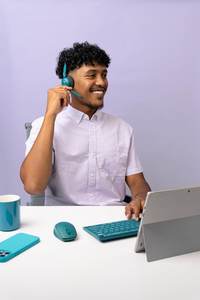 GO Work Pop Wireless Headphones- Teal