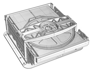 VRDS-701T CD-Transport Silver