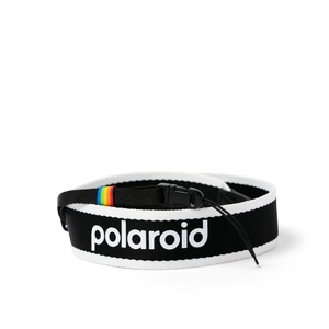 Camera Strap Flat Black White