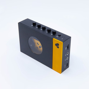Portable BT Cassette Player Black Yellow
