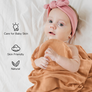 Muslin Swaddle Blanket 4 Pack-uni